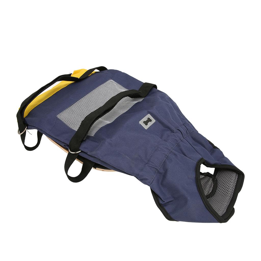 Pet Wheelchair Composite Plank Paralyzed Dog Wheelchair with Oxford Cloth Dog Tow Bag for Small Dog Cat