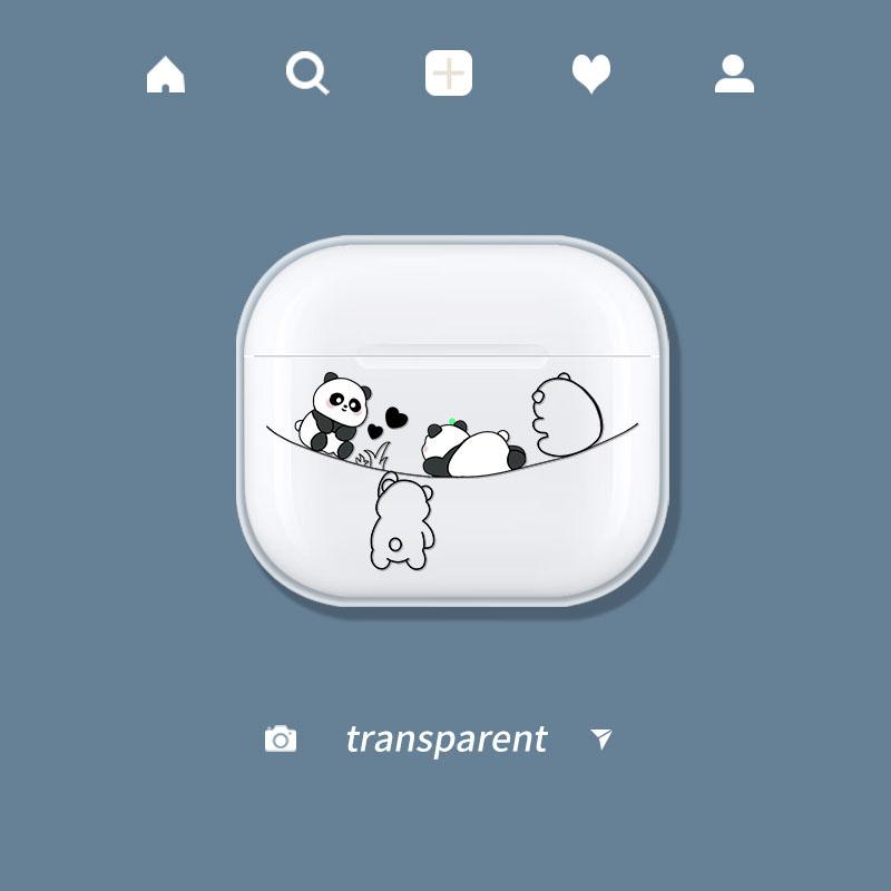 

Cute Cartoon China Pandas Dog Earphone Case for Airpods 4th 3rd 2 Pro Covers for Airpod 2 3 1 Protective Accessorie Shell Fundas AirPods Pro 2nd