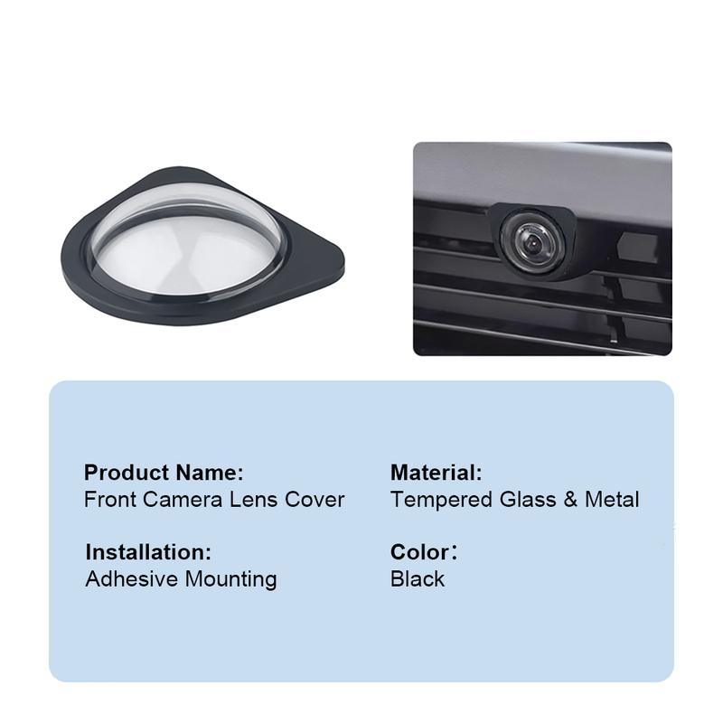 Protector Scut Cameră Frontală Fit Original pentru Tesla Model 3 Highland Model 2026 Model Y 2025+ HW4 Sticlă Călită 9H Capac Rezistent la Ploaie