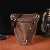 Genuine Quality Leather Men Design Casual Travel Messenger Cross-body Sling Bag Fashion Fanny Waist Belt Pack Leg Drop Bag