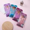 Ein komplettes Set von 5 Make-up-Pinsel, Foundation-Pinsel, Rouge-Pinsel, Lidschatten-Pinsel, Augenbrauen-Pinsel, Make-up-Werkzeug, Tragbares Fixier-Make-up.