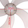 Sale 1Pc 16 Inch Household Plastic Fan Blade Five Leaves With Nut Cover For Pedestal Fan