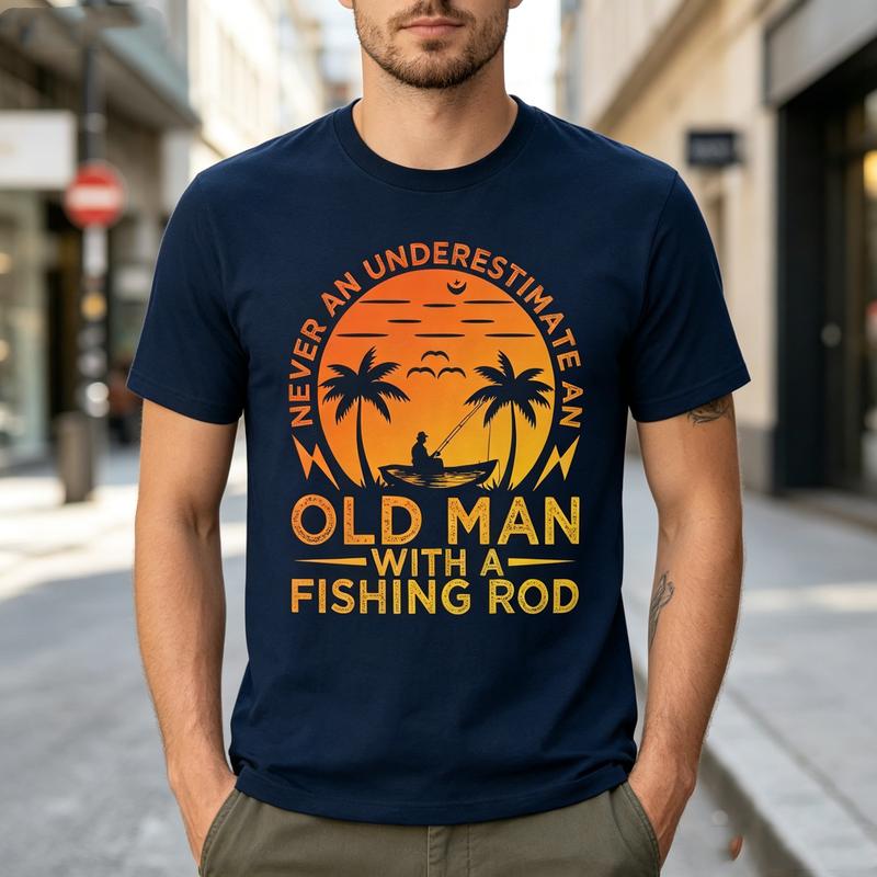 I Thought I Retired But Now I Just Work For My Wife TShirt Cute Fishing Print Tee Unisex Unisex Soft Cotton Crew Neck Short
