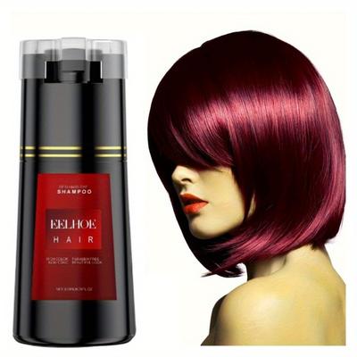 EELHOE Multi Color Hair Dyeing Shampoo Natural Non-irritating Nourish Scalp Easy Coloring Lasting Effect Smoothing Hair Dyeing