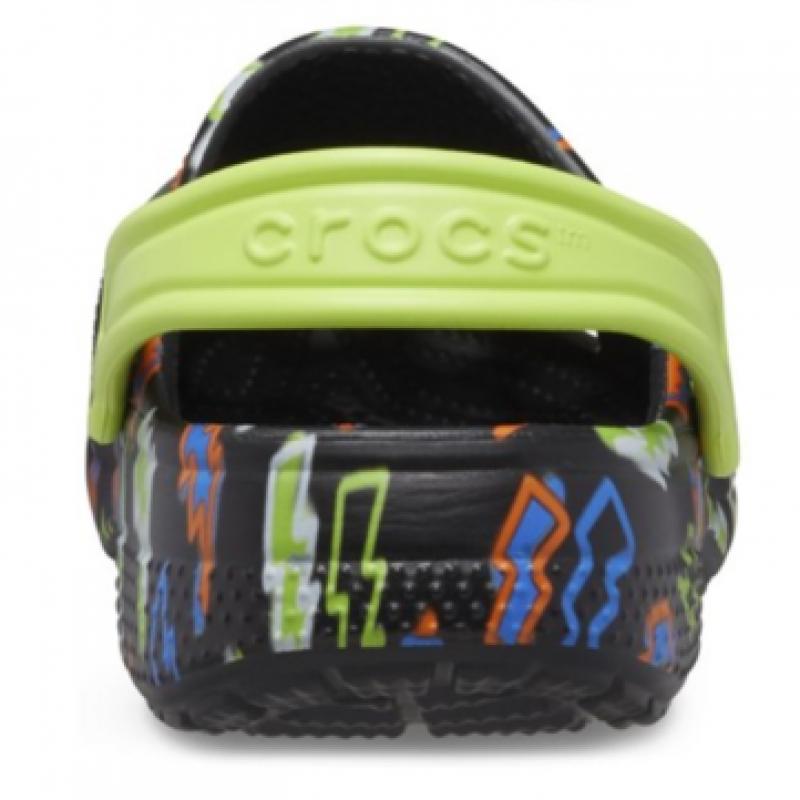 Crocs Classic Lightningbolt Clog Toddler Kids 208307 001 208309 001