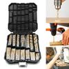 99 Pcs Titanium Drill Bit Set for Steel Wood Plastic, Metal Copper Aluminum Alloy Drilling Hole Tools with Storage Case