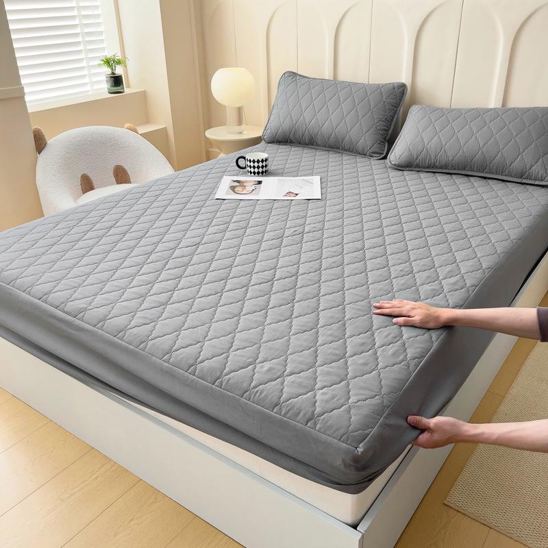 

Водонепроницаемый стеганый наматрасник с противоскользящим покрытием Matching Pillowcase Single [48*74cm]