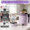 Self Stirring Coffee Mug, Automatic Magnetic Stirring Coffee Mug with Temperature Display, Rechargeable Stirrer