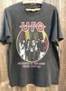 1979 Welttournee UFO Band Seltenes Anthrazit Kurzarm Unisex T-Shirt Nachdruck