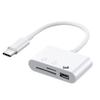 Multi-Function USB-C Card Reader with TFSD, Camera, and Mobile Phone Support