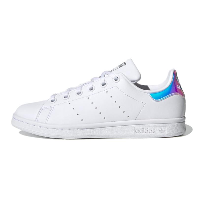 Adidas Stan Smith Cloud White Silver Metallic GS Sneakers FX7521 36