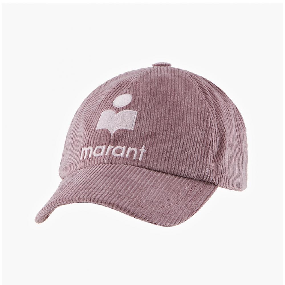 Isabelle Marant Cq001xhb A3c08j 86lc Tyron Tyron Logo Embroidery Corduroy Ball Cap