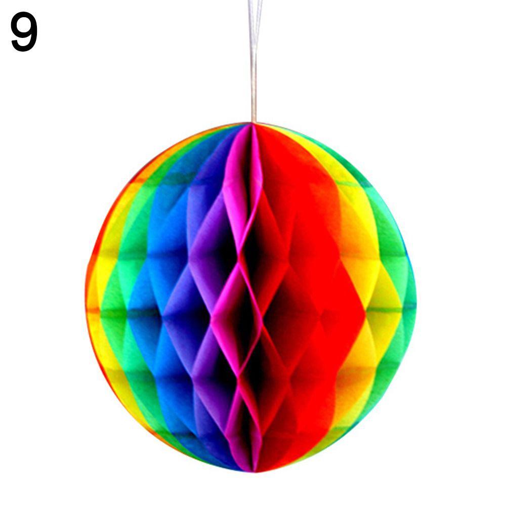 1pc 4Inch 10cm Chinese Paper Lantern Paper Pom Poms Honeycomb Balls Birthday Wedding Decor Gift Craft DIY Baby Shower Supplies