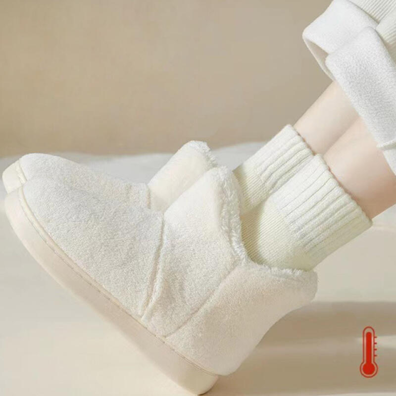 Fluffy Wool Cushion Socks for Winter