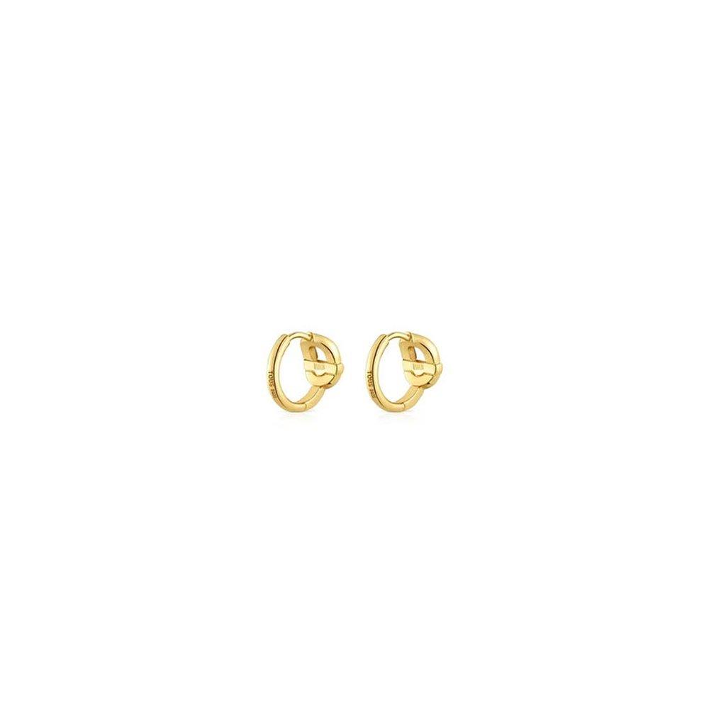 Toss Manifesto Hoop Earrings, 18K Gold Plated / Manifesto Hoop Earrings / Earrings / 1004094800