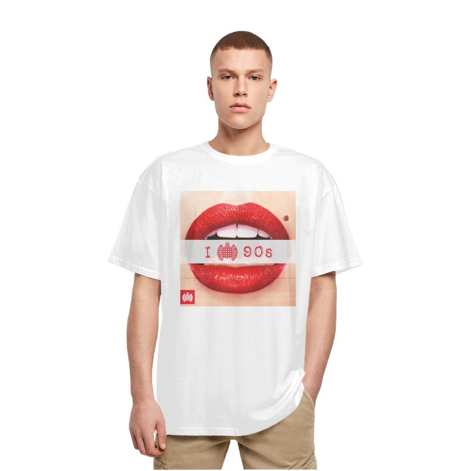 I Love 90s Oversized T-Shirt - Retro Music Fashion 2XL