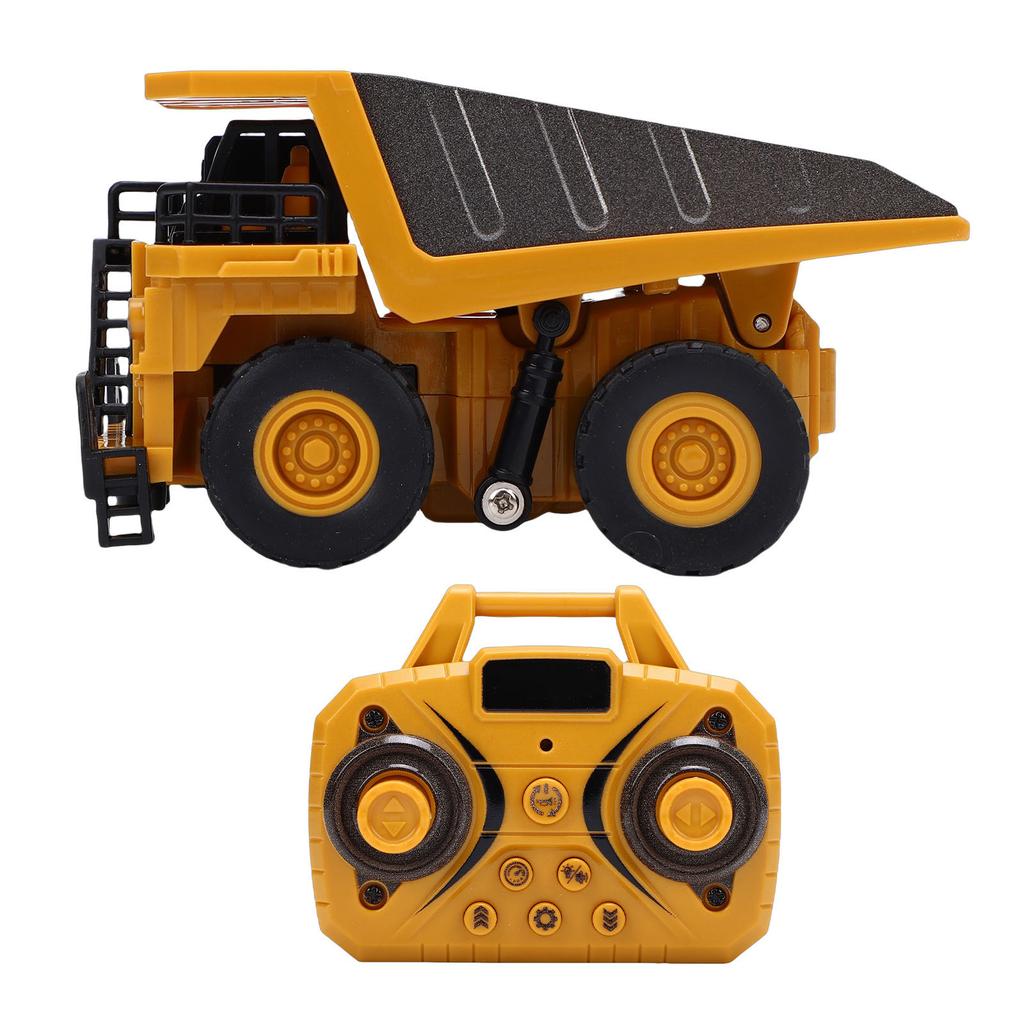 1 64 RC Dump Truck Toy Mini Bluetooth App Control Desktop Model Engineer Truck 2.4GHz Remote Control Construction