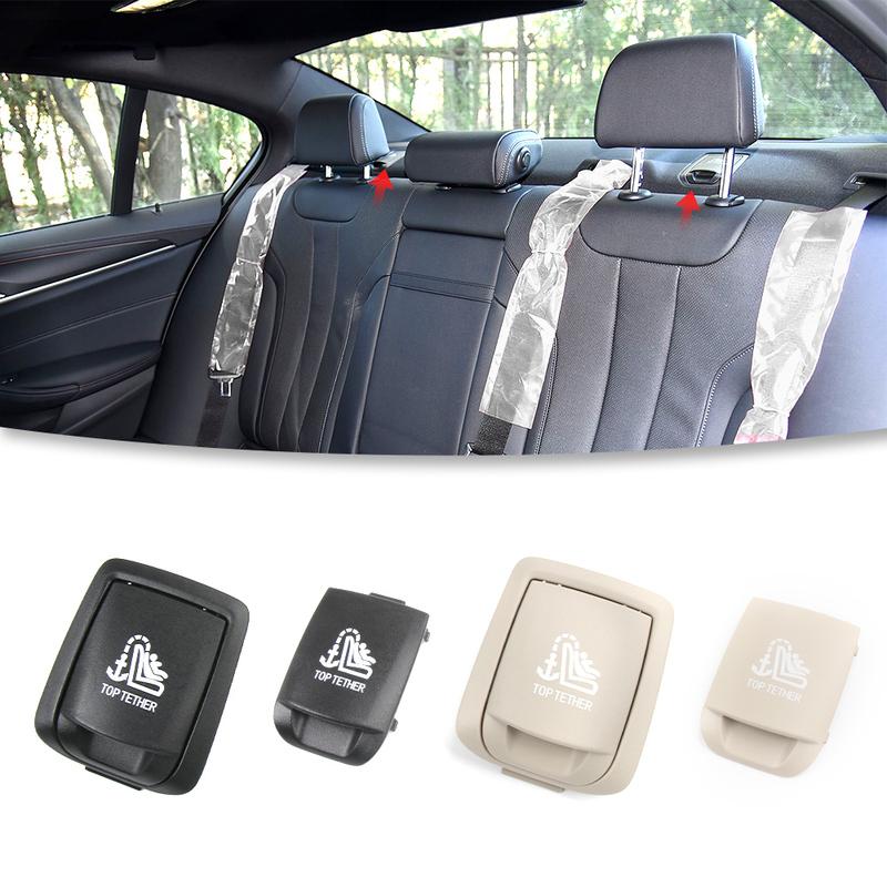 For BMW 5 Series G38 Car Rear Seat Hook ISOFIX Cover Child Restraint For BMW 525i 530i 540i 18-23 Child Seat Back Panel Cover