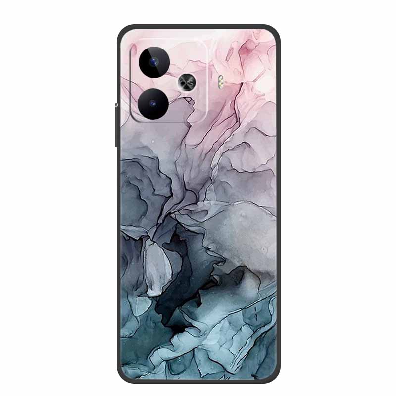 Case For Vivo iQOO Z9 Turbo Marble TPU Soft Silicone Back Cover For iQOOZ9 Turbo V2352A Phone Cases Shockproof Mica Painted Capa