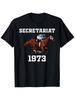 Secretariat Triple Crown Vintage Grafik T-Shirt, 100% Rundhals Kurzarm, für Herren, Reguläre Passform Lässiges Hemd, Großartig für Pferderennsport-Fans