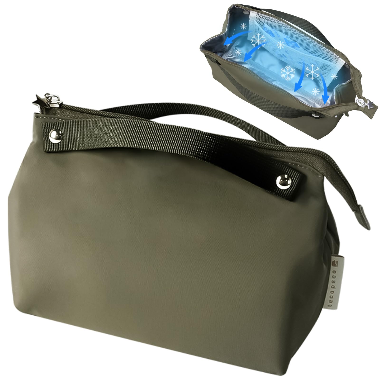

and insulated lunch bag with ice pack Stylish and this lunch bag is perfect for adults and whether commuting to work or Available in a variety of оливковый