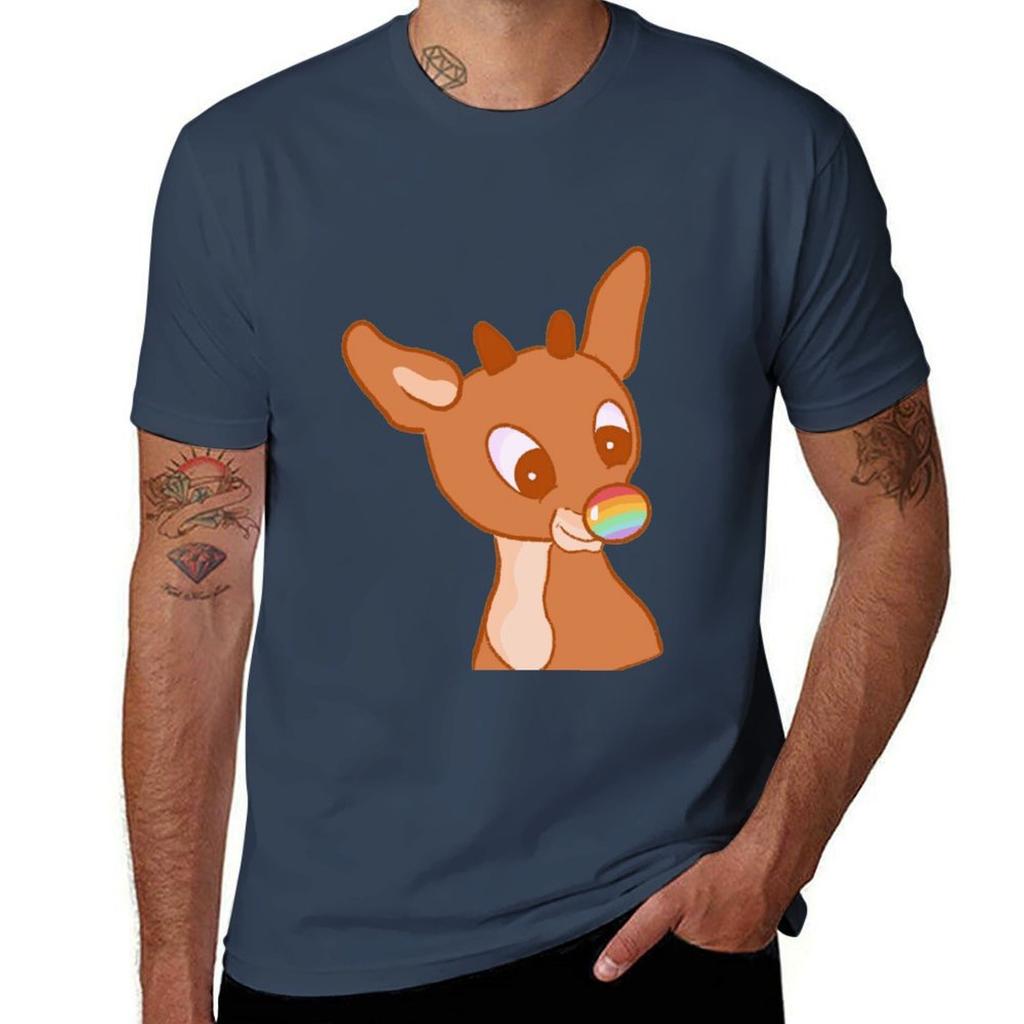 Rudolph The Gay Nosed Reindeer Tshirt Outdoor Activity Sports Tshirt