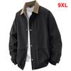 Jacke Mantel Herren Frühling Herbst Umlegekragen Jacke Mode Lässiger Mantel Herren Große Größe 9XL