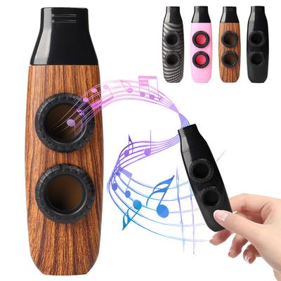 Podwójny otwór projekt Kazoo podwójny film Kazoos akompaniament z ukulele gitara skrzypce przenośny instrument muzyczny prezenty świąteczne
