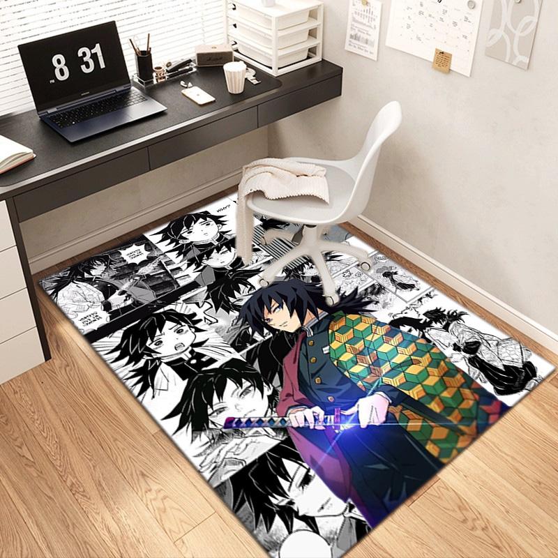 Japanese manga artist Koyoharu Gotouge's Demon Slayer carpets, home decor, non-slip door mats, hallway seat mats, outdoor picnic mats, rugs H7