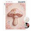 DIY Pearl Painting Canvas Mushroom Pattern Frameless 3D Bead Art Relaxing Craft Home Decor Gift