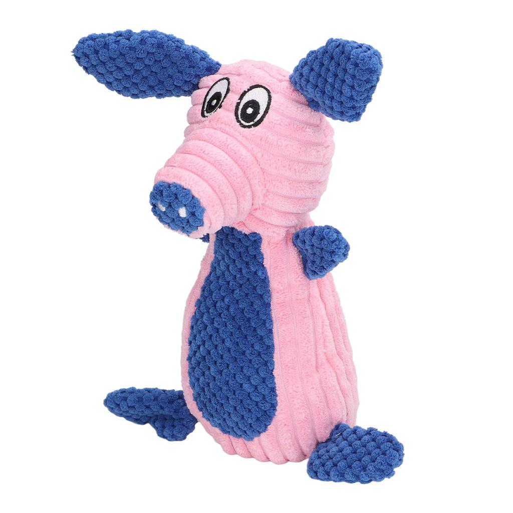 Squeaky Dog Toy Lovely Bite Resistant Interactive Puppy Teething Toys Stuffed Pet Toys Pig