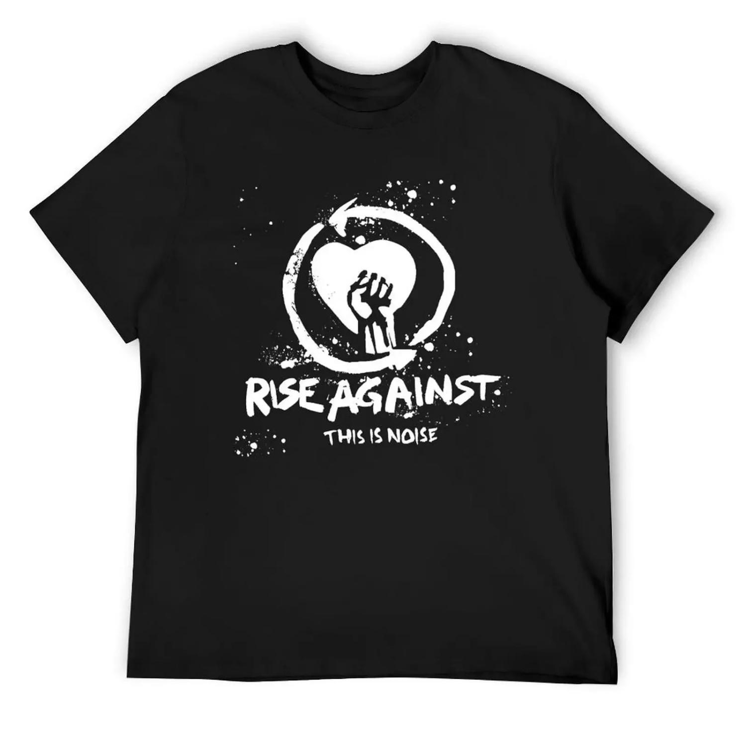 Бестселлер с логотипом группы Rise Against, музыка, панк-рок, базовая футболка, футболка, футболки мужские, летние топы, мужские винтажные футболки S