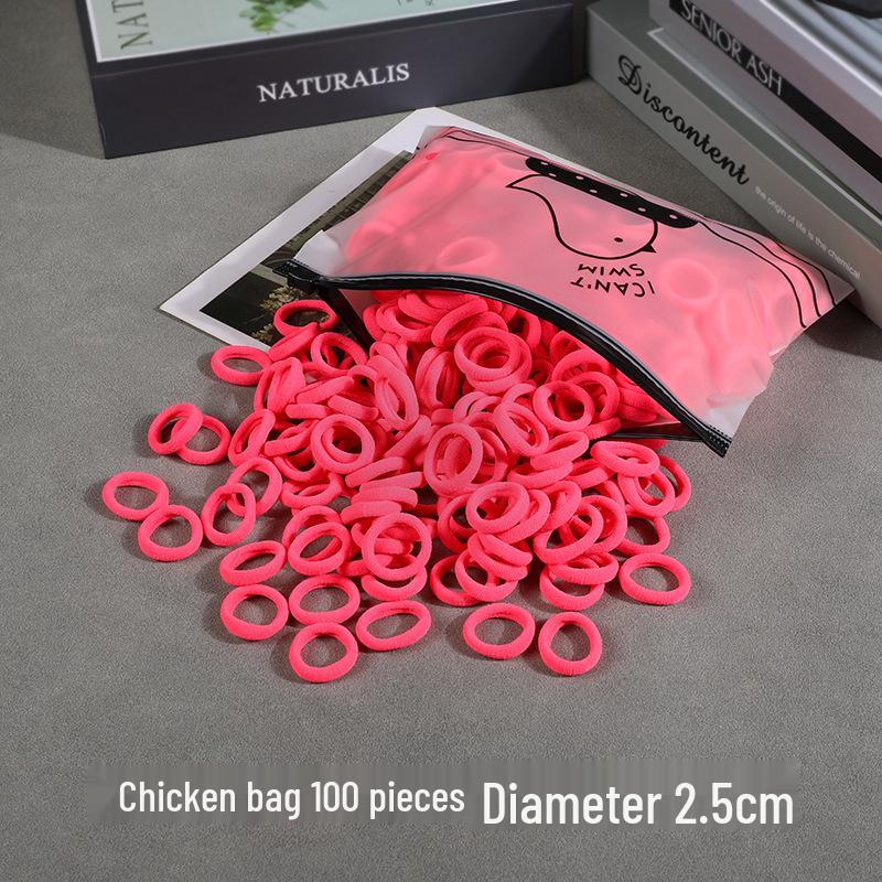 High-Elasticity Hair Ties for Girls - Gentle on Hair, Perfect for Children's Hairstyles