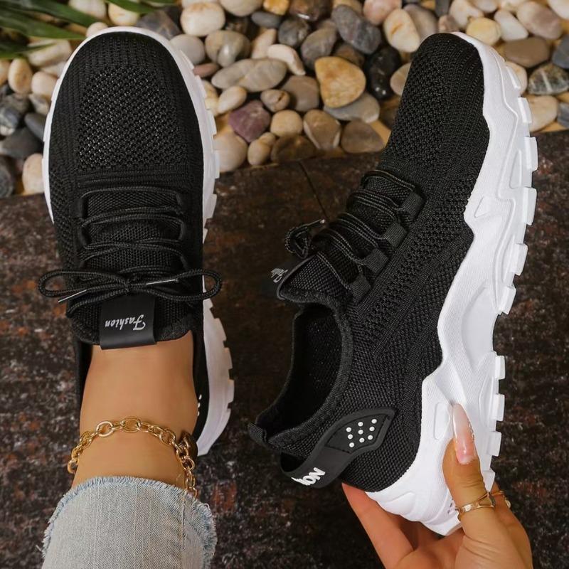 Shoes Women's Summer Women's Shoes Versatile Sports Net Single Shoes Women's Shoes Flying Woven Mesh Fashionable and Breathable