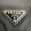PRADA Triangle With logo Nylon Shoulder Bag black Nylon Used