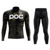 RCC POC 2026 Cycling Team Men's Cycling Jersey Long Sleeve Set MTB Bike Clothing Tenue Velo Homme Bicycle Wear