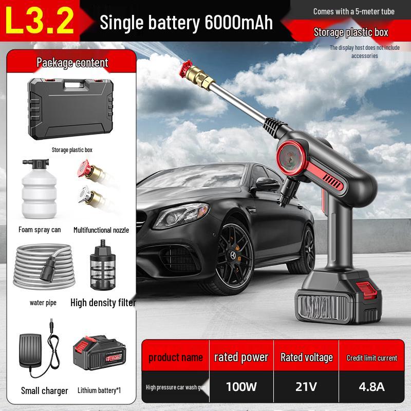 TURBOSUN L3.2 Electric High-Pressure Lithium Car Washer CN plug (adapter included)