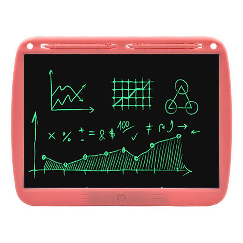 15" Rechargeable LCD Writing Board: High-Brightness Color Drawing Tablet for Smart Office and Children's Early Education.