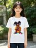 Funny Cute Cartoon African Girl Print Kids Clothes Fashion New Casual Boys TShirts Short Sleeve Soft Polyester Fabric Summer