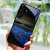 Für Samsung S23 FE Cartoon Glas Hülle S22+ / S23+ Harte PC Gehärtetes Glas Handyhülle Für Galaxy S 22 S 23 Ultra Stoßfeste Hüllen