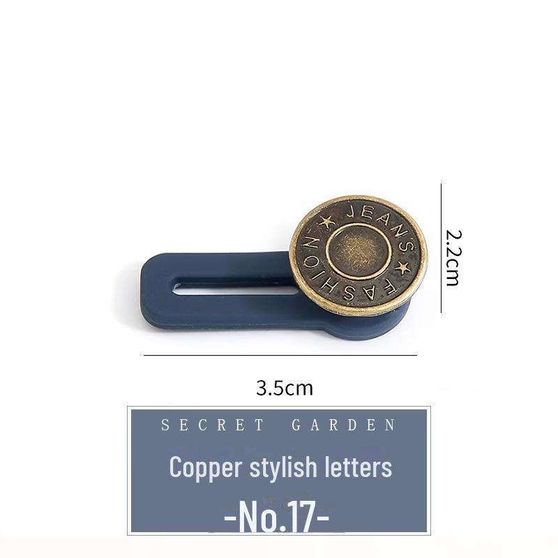 

Портативная невидимая кнопка для расширения талии для джинсов — бесшовная, съемная, регулируемая