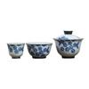 Sushang Hand-painted Ceramic Travel Gongfu Tea Set