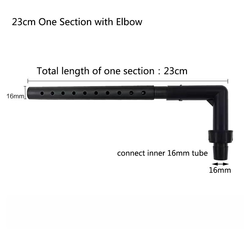 

New Aquarium Fish Tank Filter Rain Spray Bar Unit Outflow Pipe Aquarium Accessories Water Fall Filter Connecting Parts Pipes