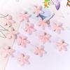 Perline in Ceramica Dipinta Tulipano e Farfalla Rosa Retrò per Braccialetti e Collane Fai da Te