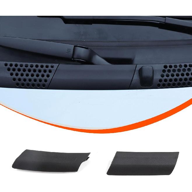 Replacement Front Windshield Wiper Arm Cap, Windshield Wiper Arm Cover,Wiper Scuttle Panel Compatible with Fiat 500 2010-2019 2020 2021 2022 2023 чёрный