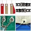 50 Sets Grommet Tool Kits 20mm Grommet Eyelets with Setting Tools and Storage Box for Fabric Curtain Woodworking Fixing