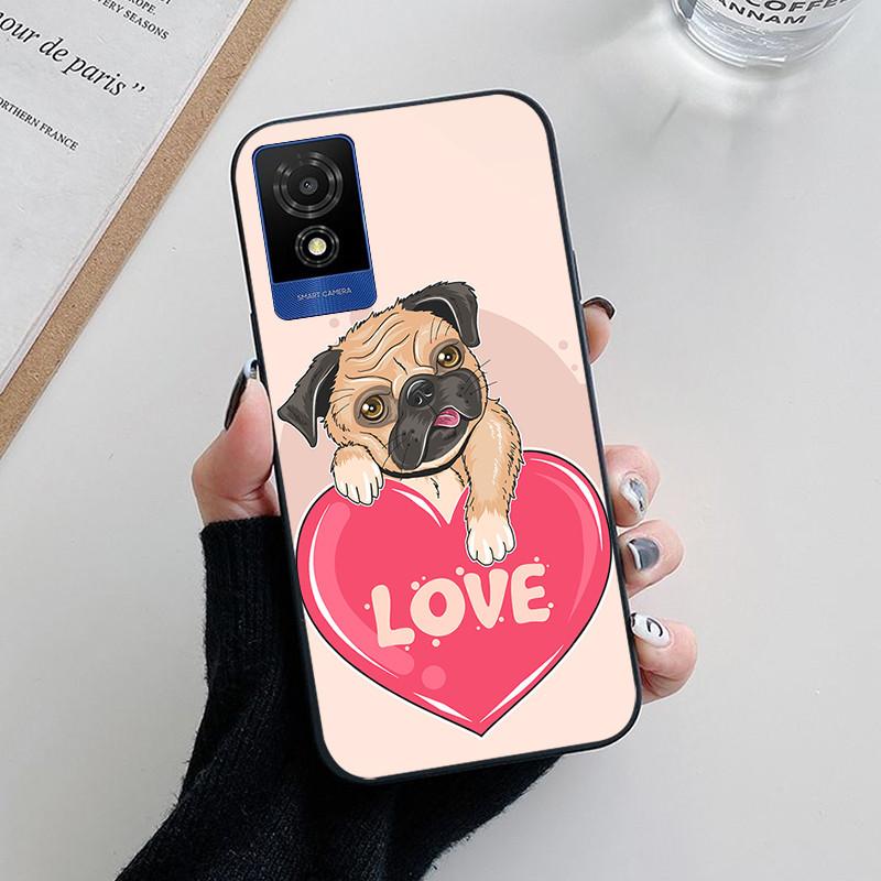 For TCL 501 Case Fashion Soft Silicone Back Cases for TCL 501 T433D Phone Cover TCL501 etui Fundas