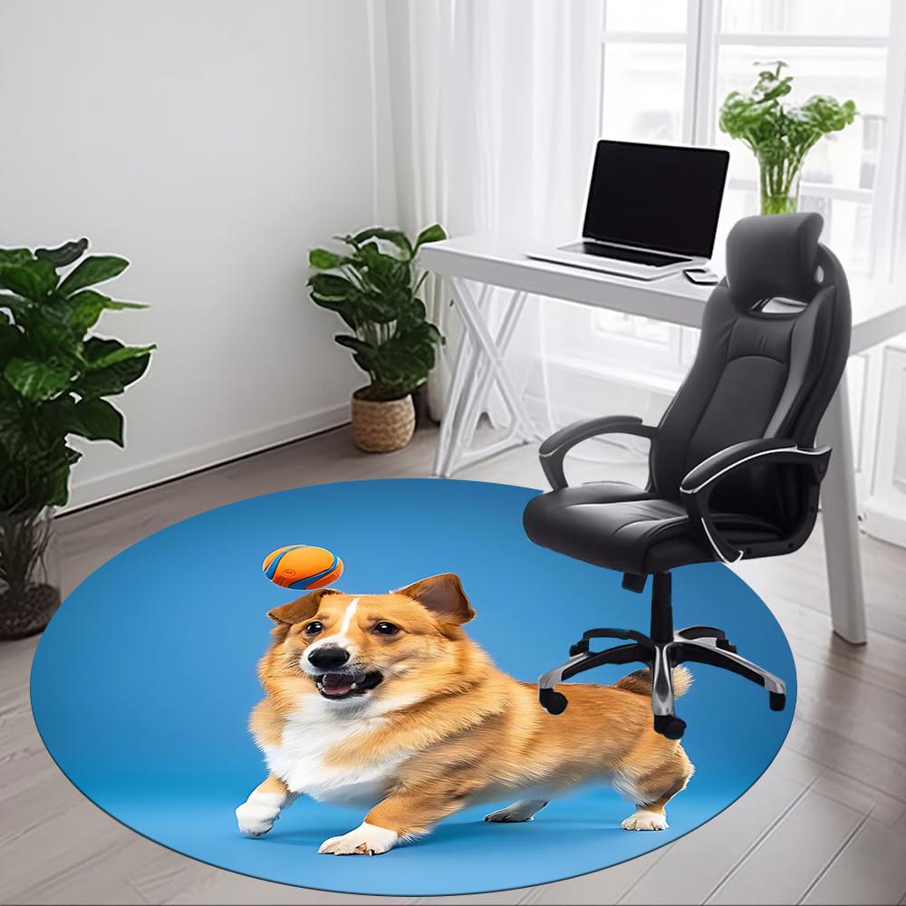 1pc Dog Ball Chair Carpet for Office, Perfect for Office, Holiday Party Decoration Choice yy260314026