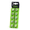 Videx AG12/LR43 Alkaline Battery Blister 10 Pcs.