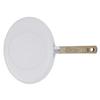 Bestco Ceramic IH Mini Grill Pan 18 X 24cm with Glass Lid Oval Snow White Days Cerati ND-6762